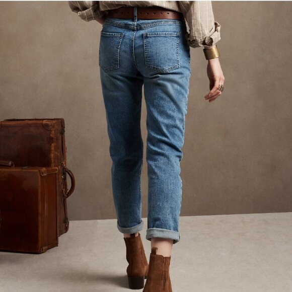 Brand New Banana Republic GIRLFRIEND MEDIUM WASH JEAN - Picture 10 of 16